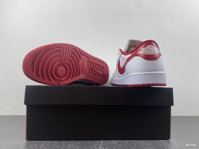 Rep TBK Low Red 1 Retro Jordan Varsity White 705329-101 0815